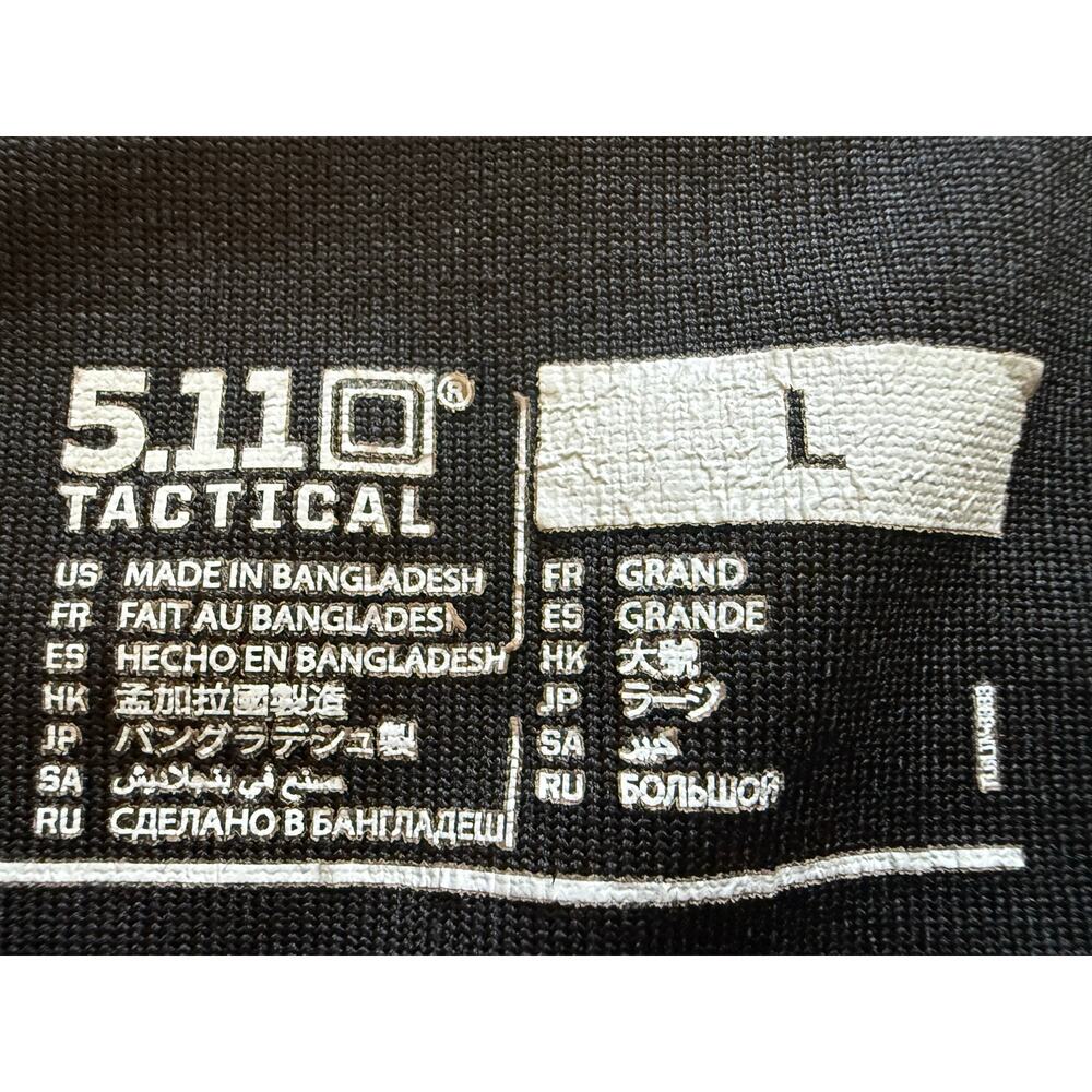 5.11 Tactical Mens Performance Short Sleeve Polo Shirt Large Gray Golf Hiking - Picture 3 of 9